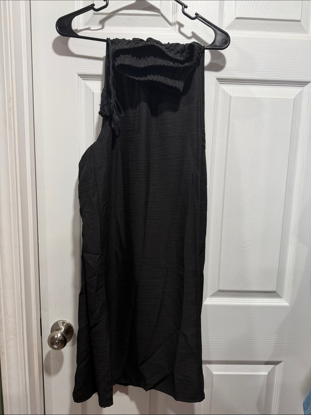 SHEIN Black Wide Leg Pants with Strapless Top